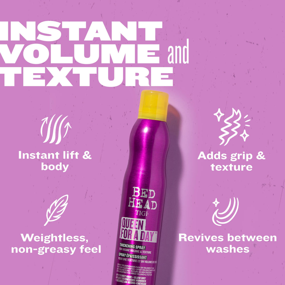 TIGI Bed Head Queen For A Day towel-dried hair application for all-over volume