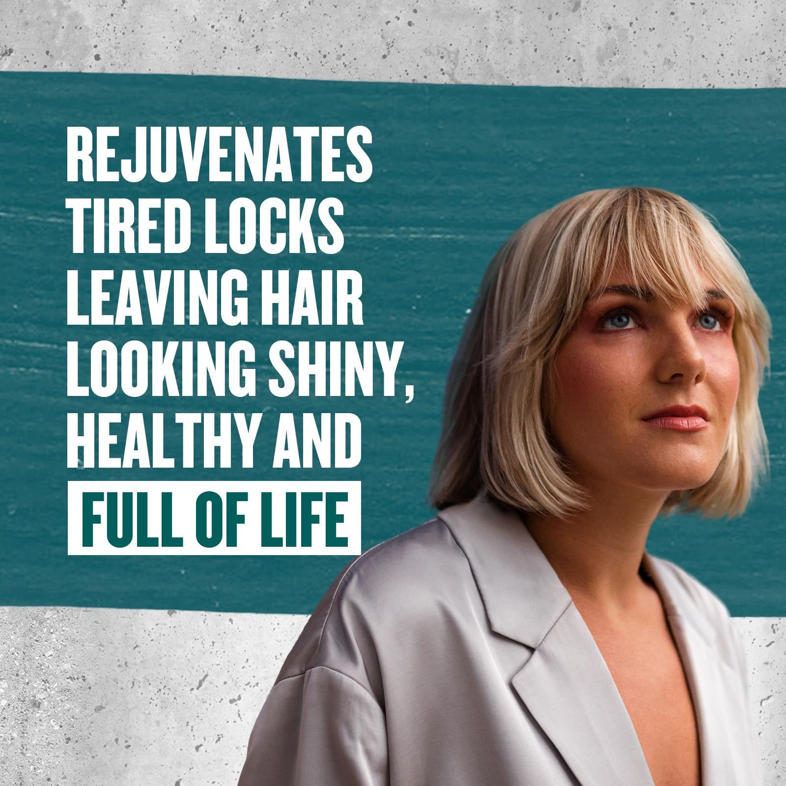 TIGI Bed Head Recovery Conditioner in use, detangled and conditioned hair ready to style.