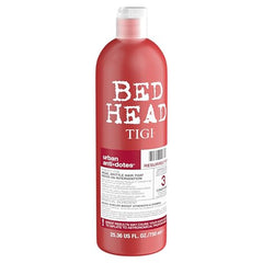 TIGI Bed Head Resurrection Conditioner pump-top aids quick dispensing for easy detangling and repair