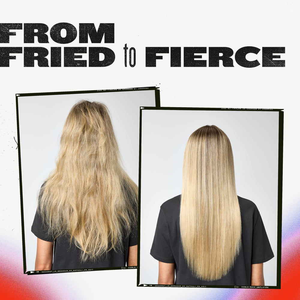 TIGI Bed Head Resurrection results imply smoother surfaces and reduced frizz after use.