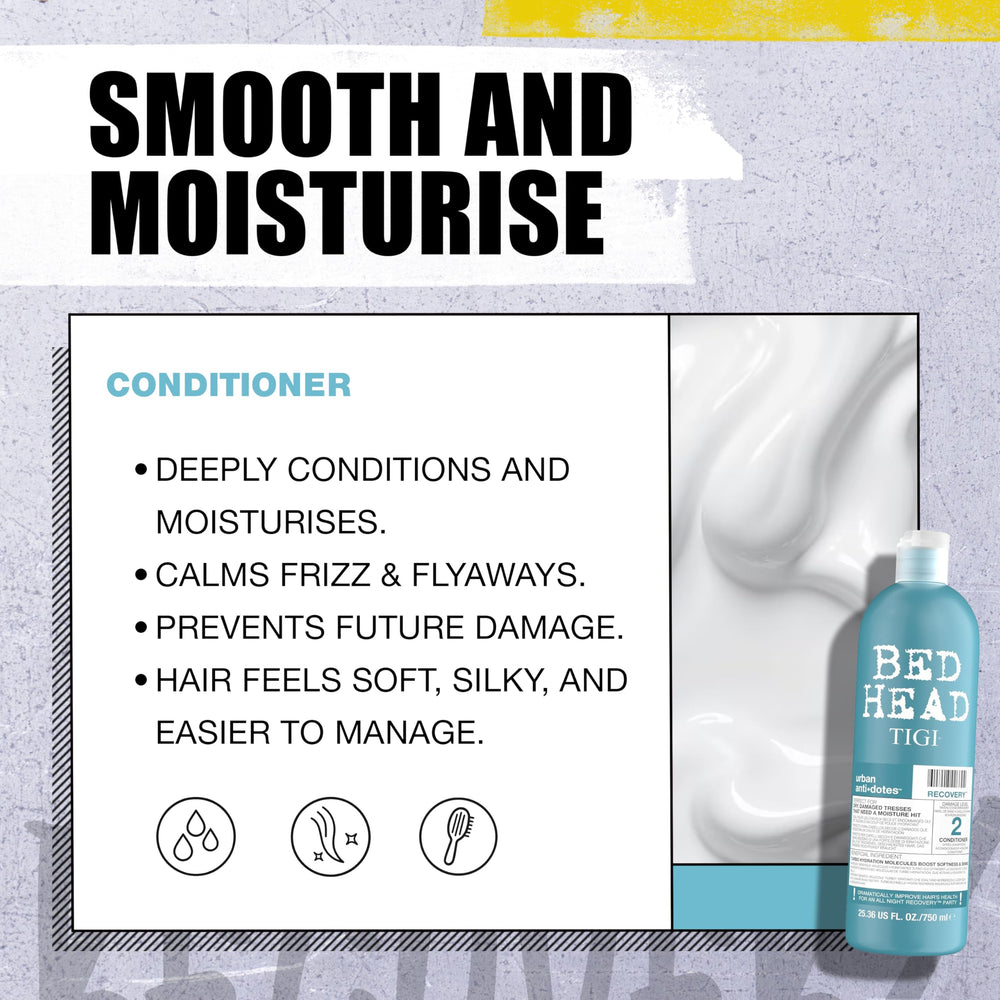 TIGI Bed Head Recovery close-up prickly pear cactus extract hydrates strands