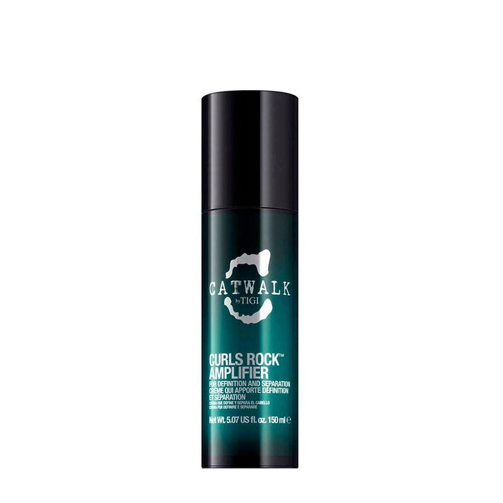 TIGI Catwalk Curls Rock Amplifier bottle front for defined curls and touchable hold