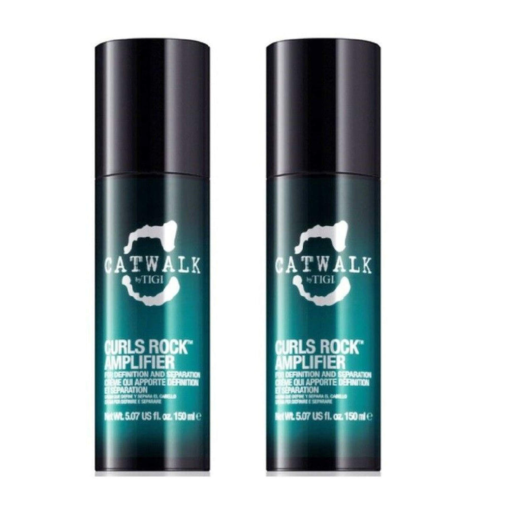 TIGI Catwalk Curls Rock Amplifier bottle pour for defined curls and humidity protection