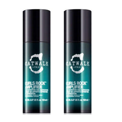 TIGI Catwalk Curls Rock Amplifier bottle pour for defined curls and humidity protection