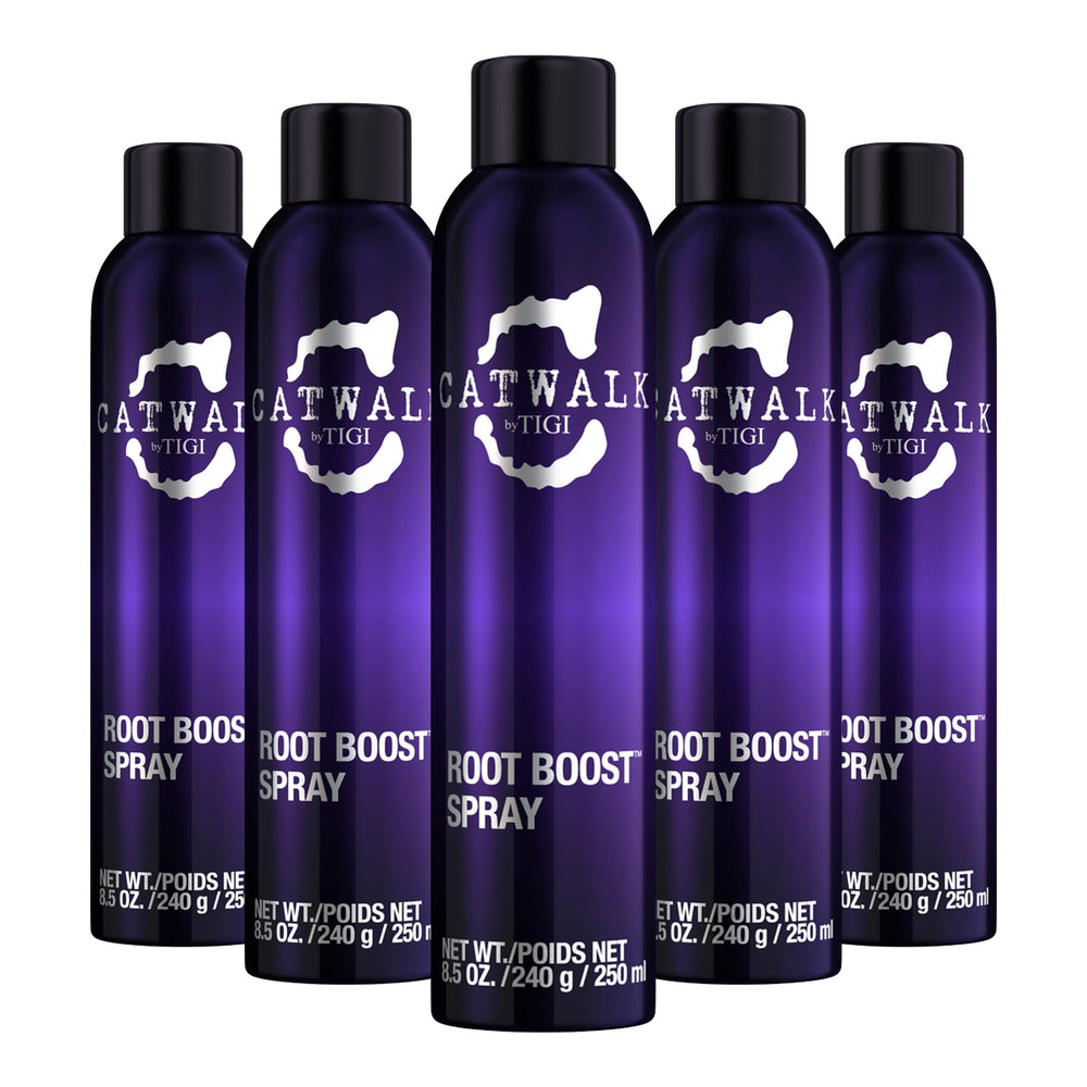 TIGI Catwalk Root Boost Spray Foam bottle—lift and texture for all hair types