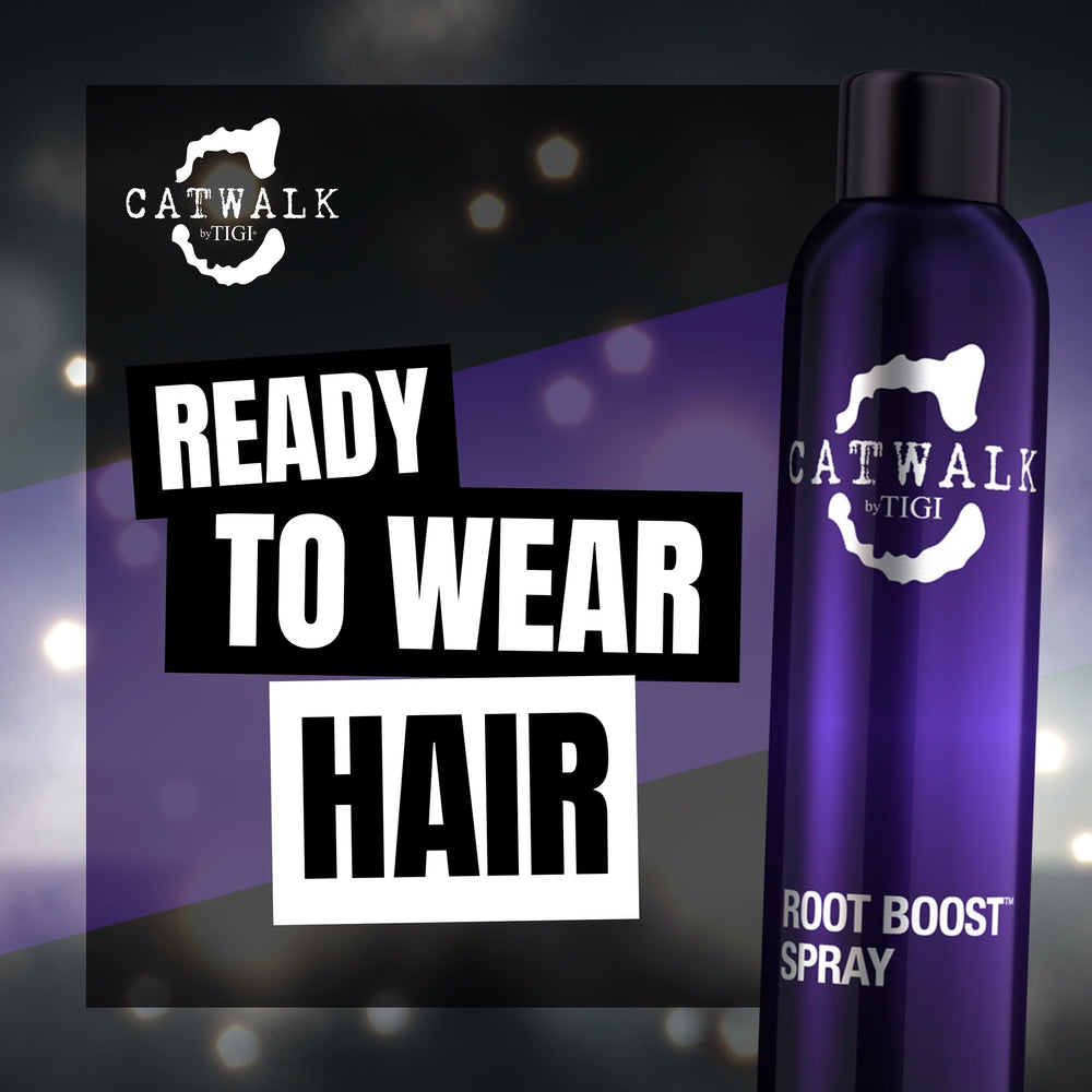 TIGI Catwalk Root Boost Spray Foam 5-pack packaging—bulk value for pros or home use