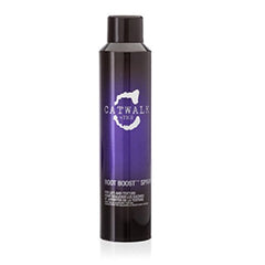 TIGI Catwalk Your Highness Root Boost Spray bottle boosts root lift for volume.