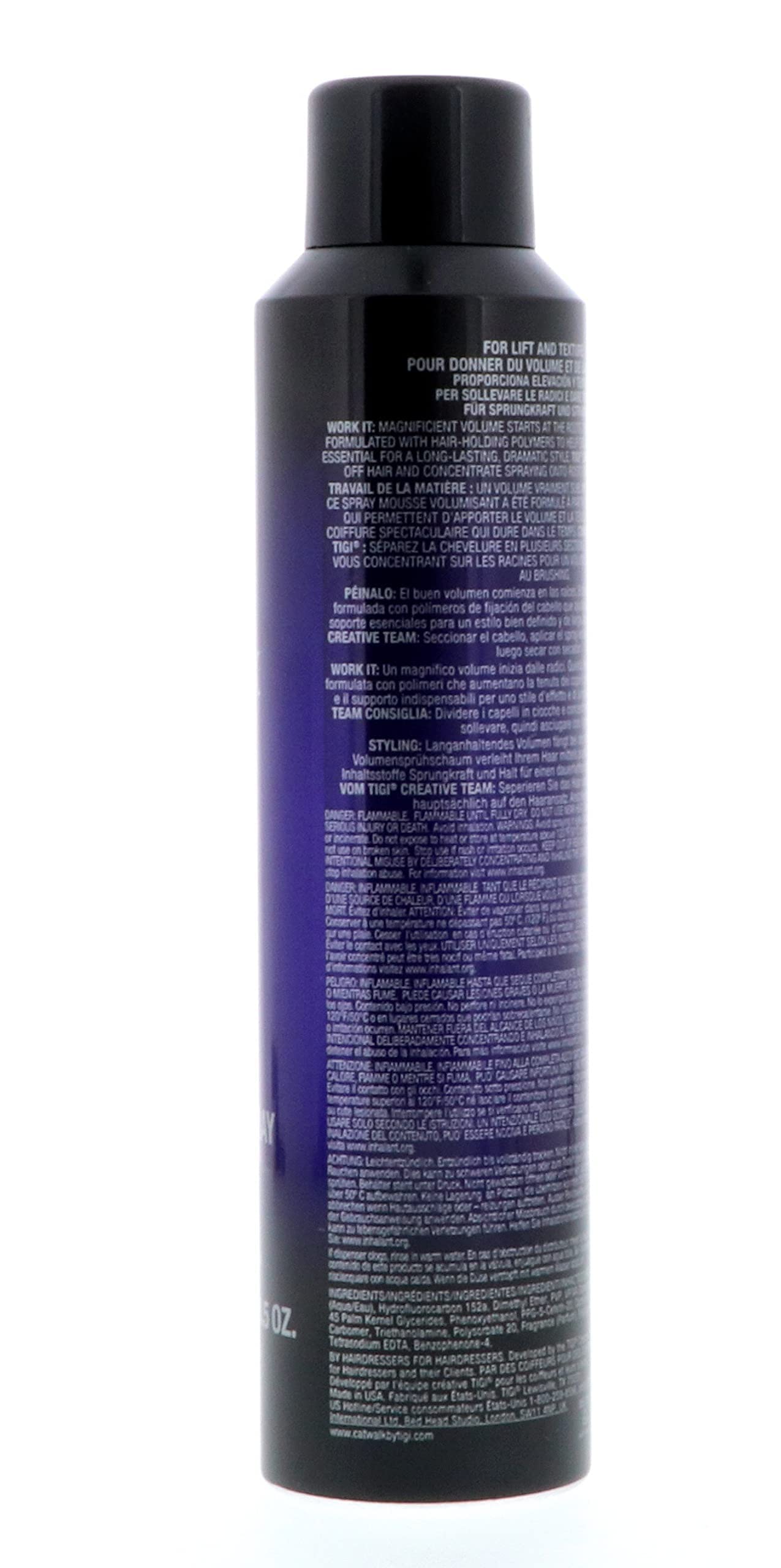 TIGI Catwalk Your Highness Root Boost Spray product shot emphasizes lift.