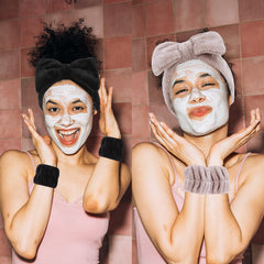 Tihebax headband bow minimalist design keeps hair tidy during washing.