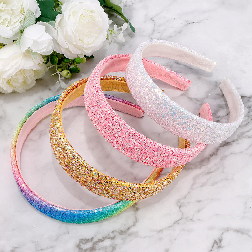 Tihebax headbands gold glitter for party-ready shine and festive looks.