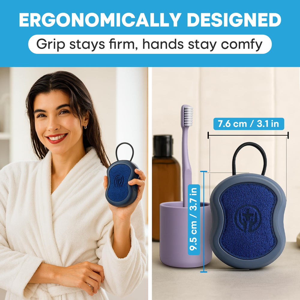 Tilcare men-friendly design supports cleansing and exfoliation routines.