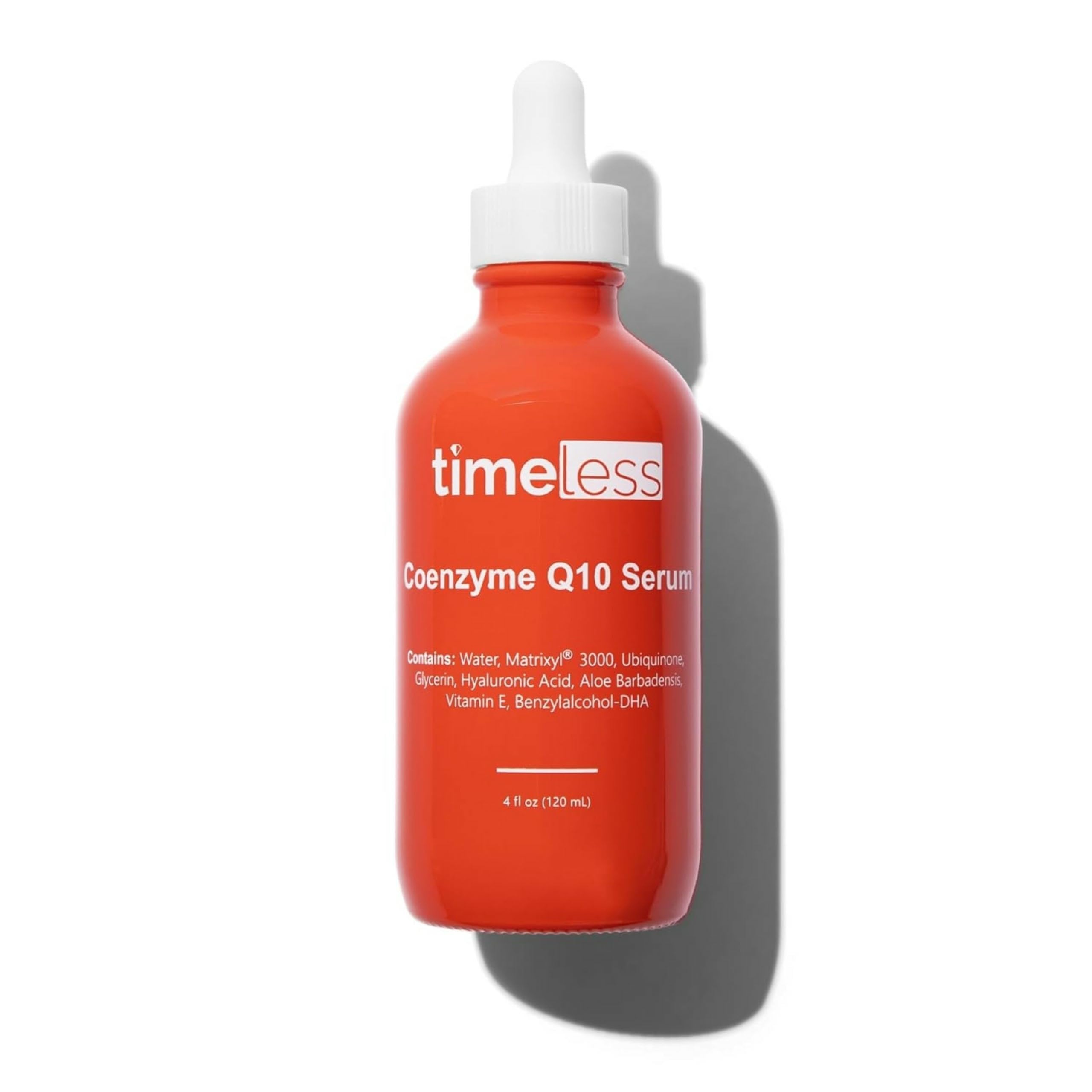 Timeless Skin Care Coenzyme Q10 Serum bottle ready for routine hydration
