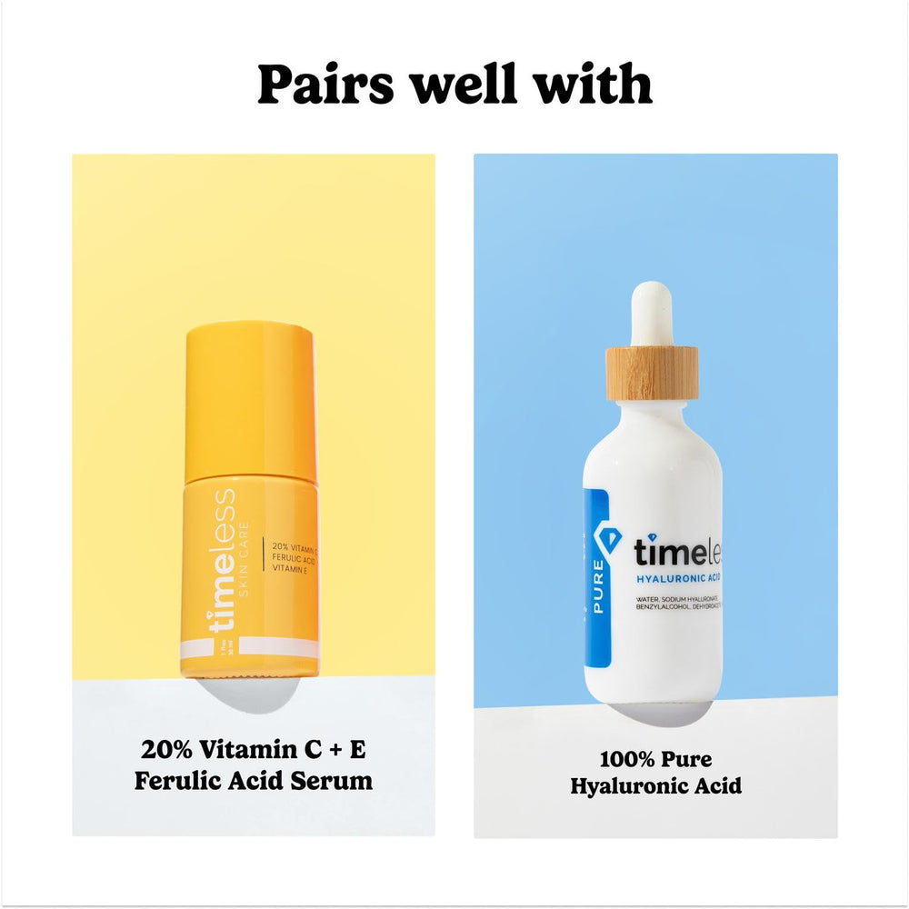 Timeless Skin Care daily-use tips image suggests simple routine for mornings