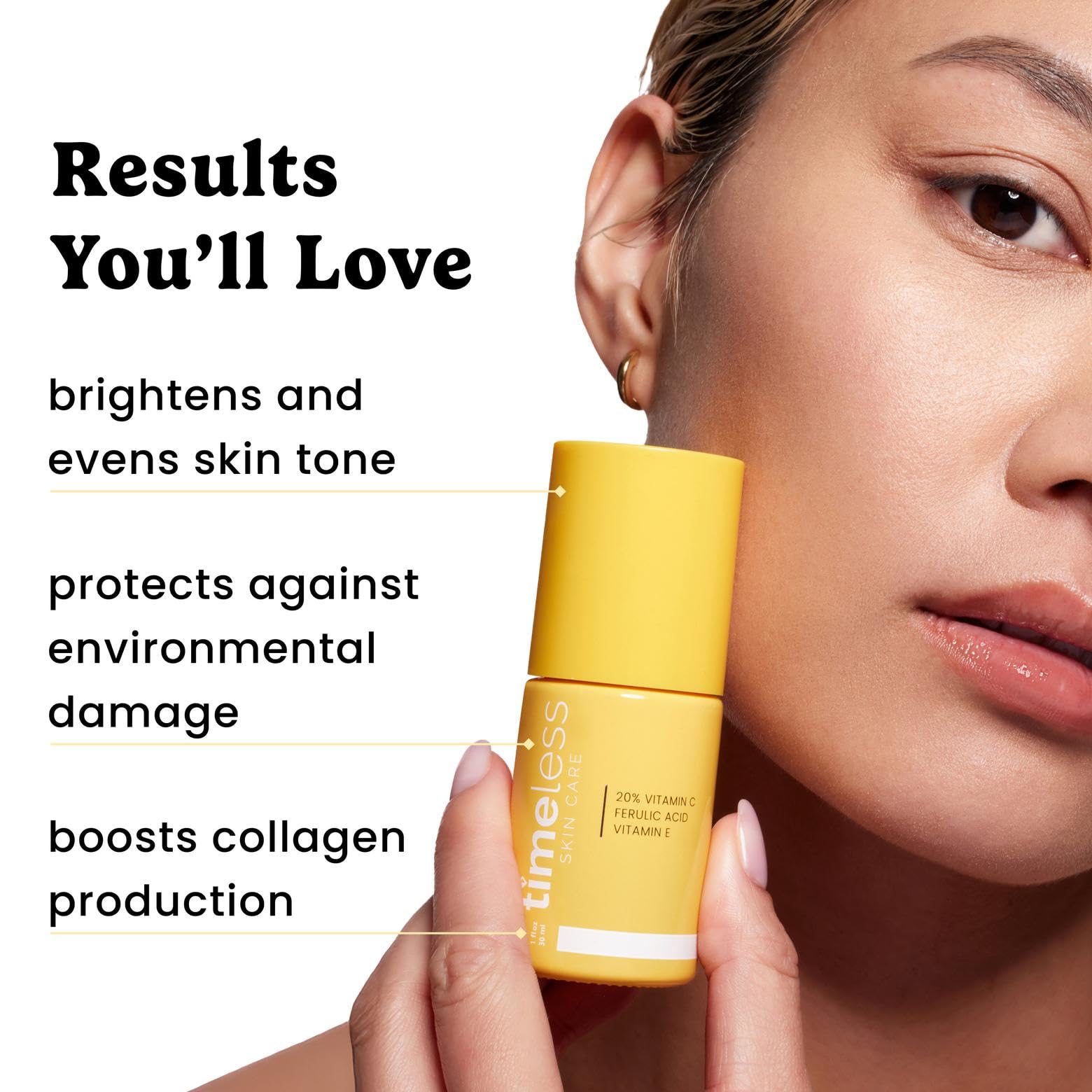 Timeless Skin Care fragrance-free label aimed at sensitive skin users.