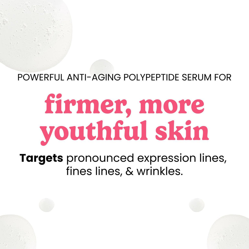 Timeless Skin Care Serum bottle emphasizes potential elasticity and glow