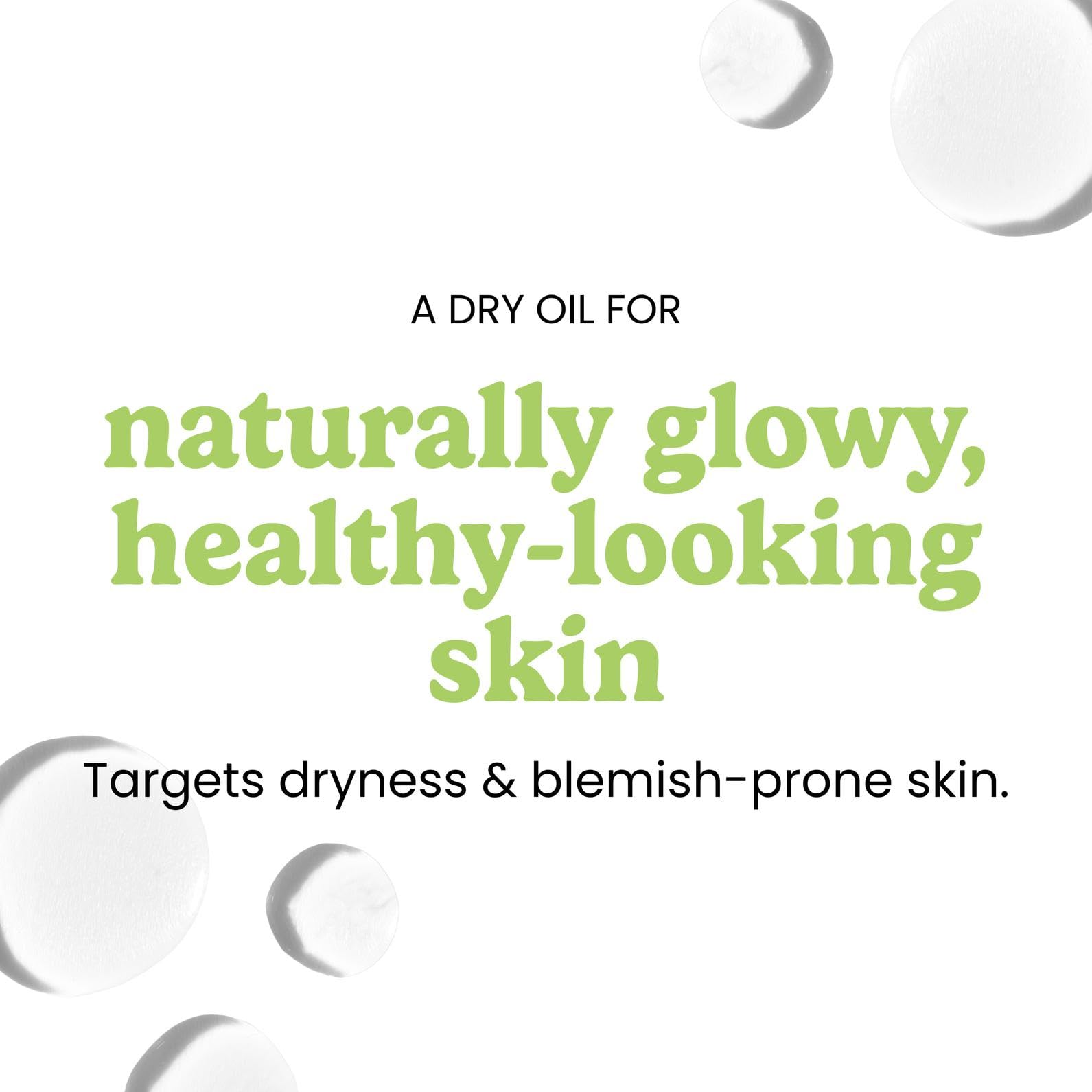 Timeless Skin Care Squalane Oil applied to the neck to show versatile use.