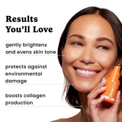 Timeless Skin Care Vitamin C Serum fragrance-free label; paraben-free and dye-free formula.