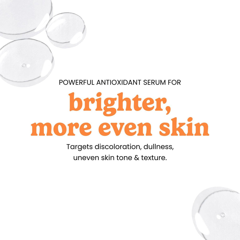 Timeless Skin Care Vitamin C Serum texture swatch; smooth, fragrance-free skin care.