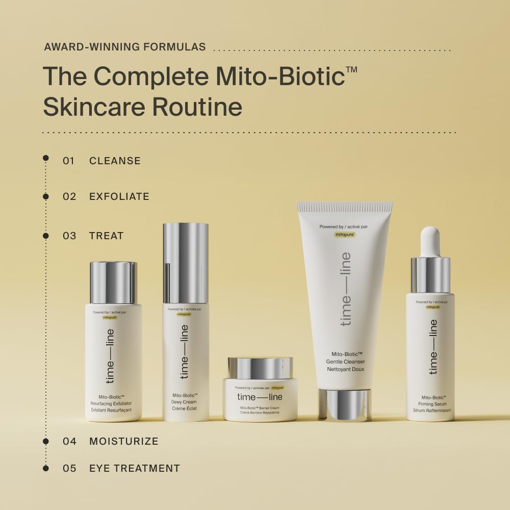 Timeline Eye Cream swatch demonstrating lightweight hydration and de-puffing potential