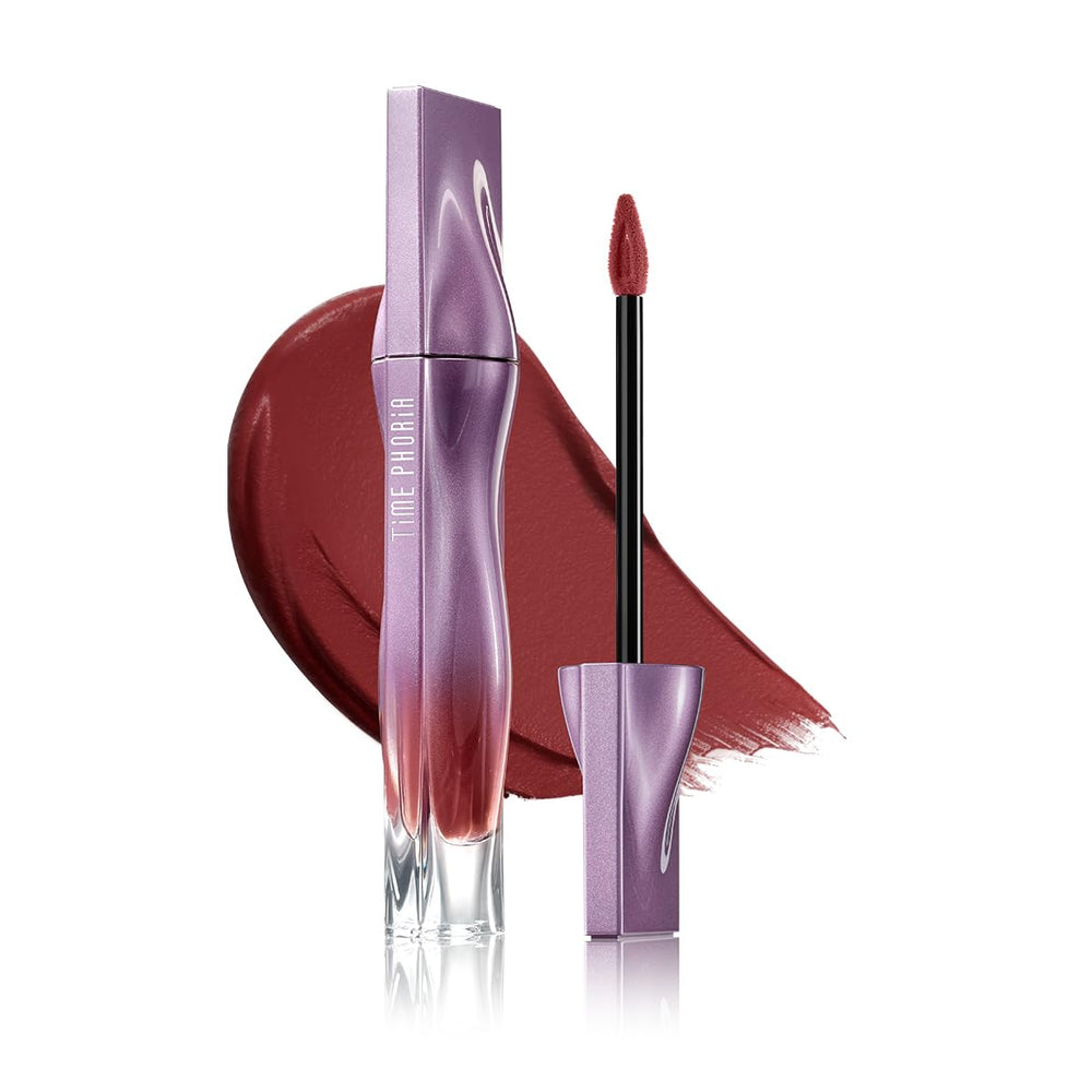 TIMEPHORIA Nebula Velvet Lip Cream packaging highlights premium design for gifting appeal