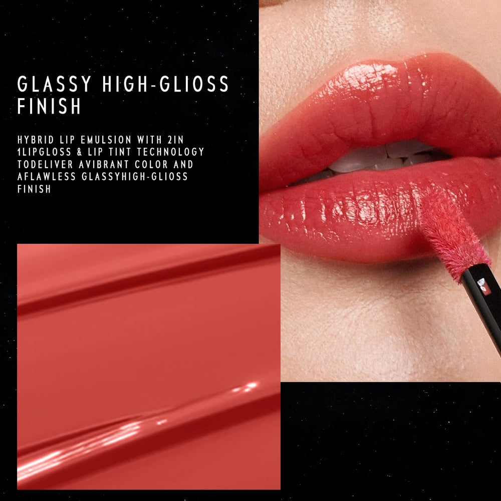 TIMEPHORIA Stellar Dust Lip Stain delivers up to 12-hour transfer-proof color.