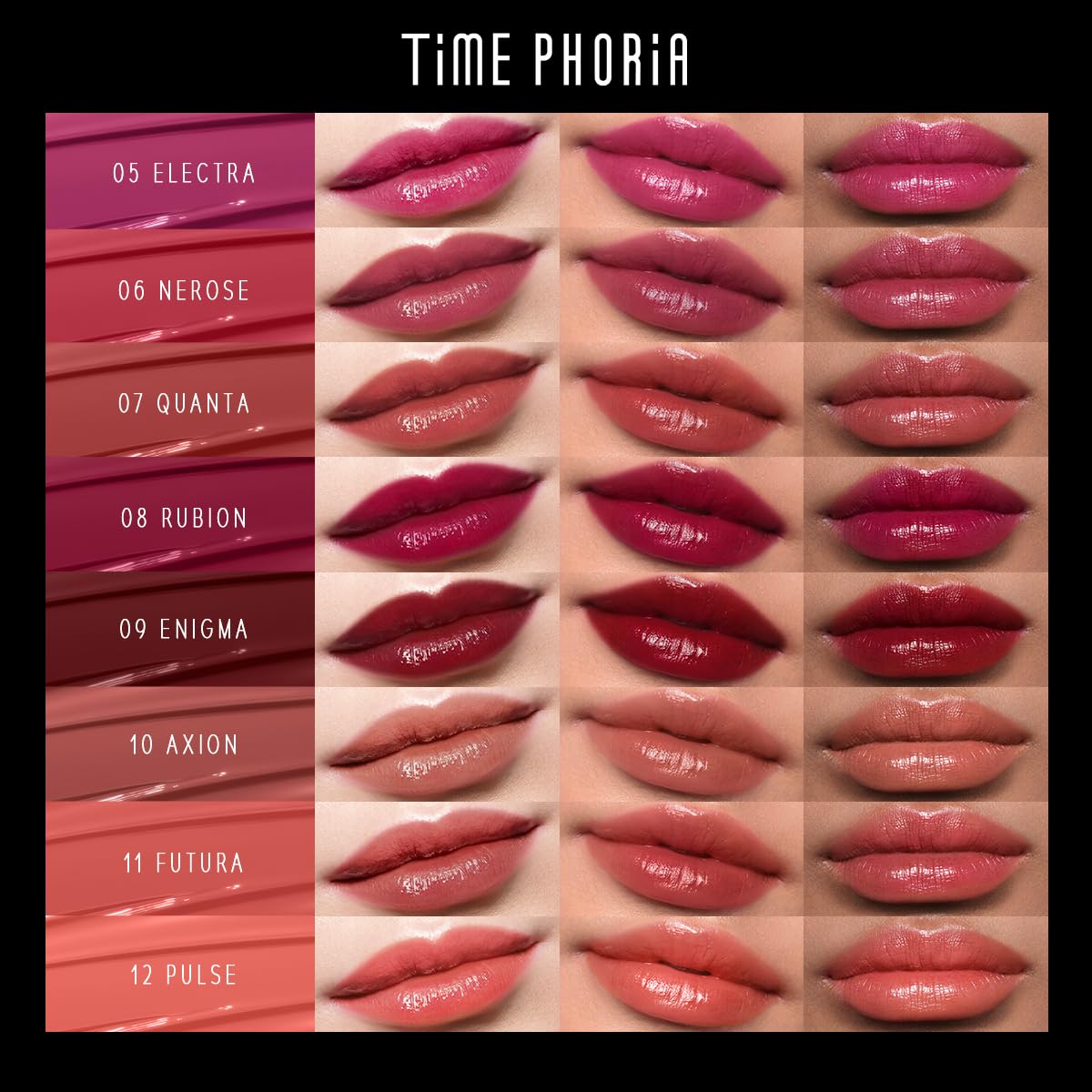 TIMEPHORIA Stellar Dust Lip Stain moisturizes lips with breathable moisture.