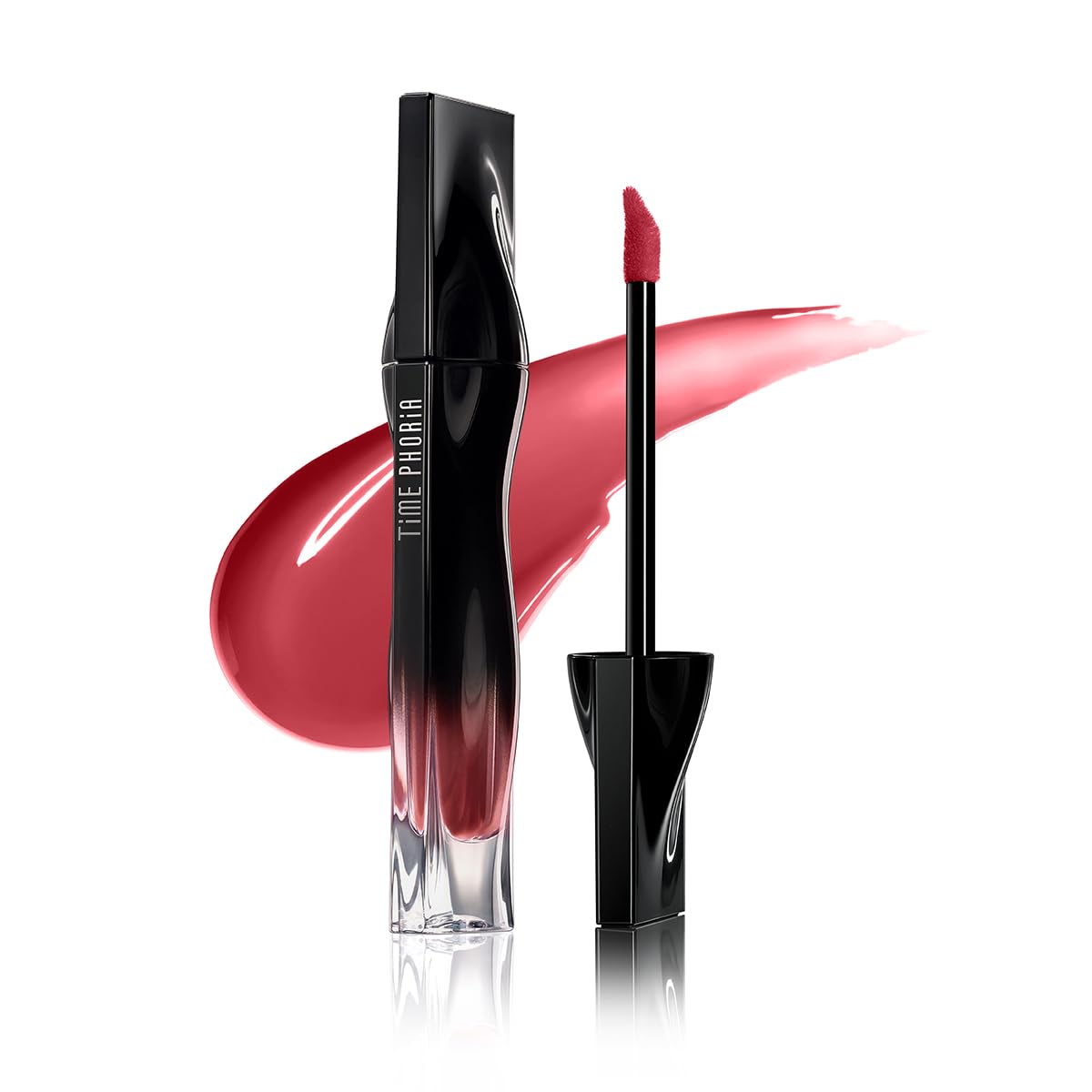 Timephoria Stellar Dust Lip Stain packaging shows long-lasting color.