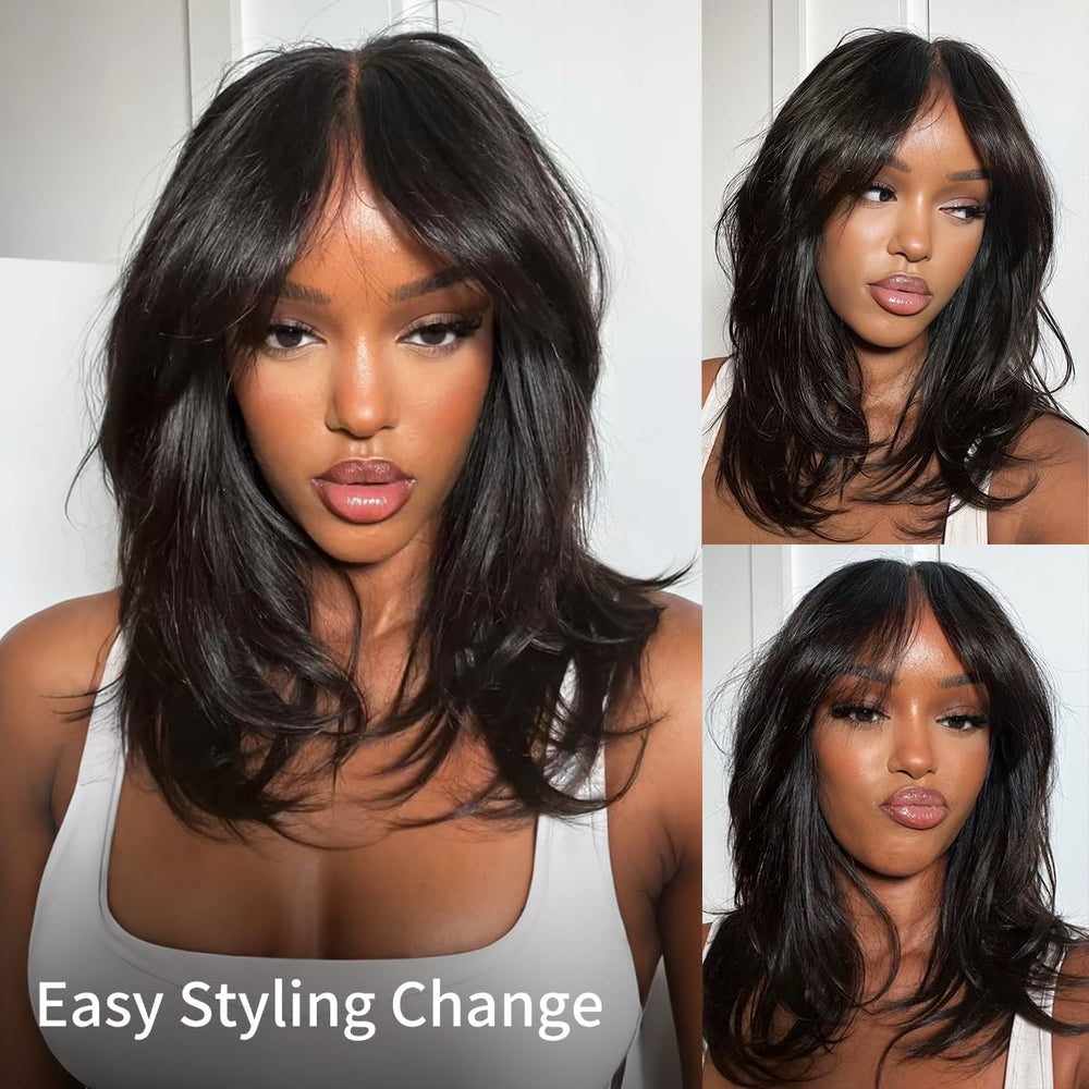 Tinashe lace-front cap with three combs and adjustable straps ensures secure fit.