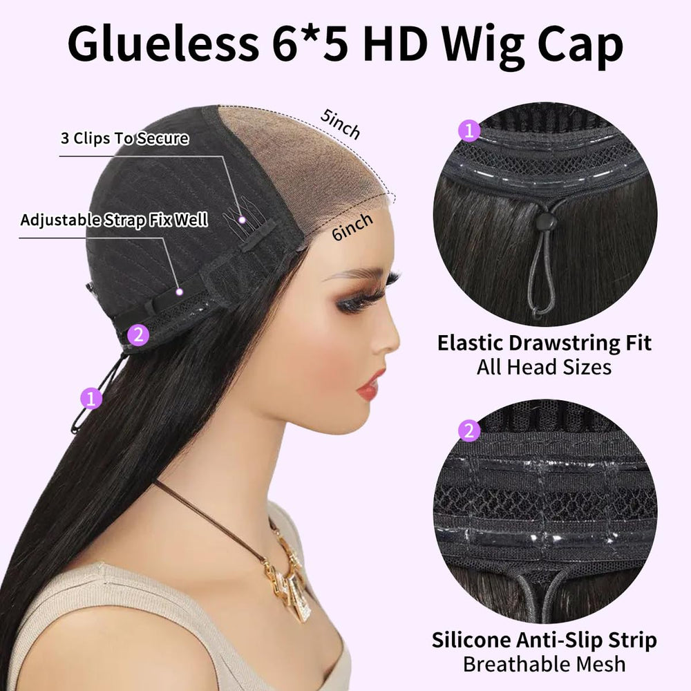 Tinashe natural-black closure wig blends seamlessly with skin tone.
