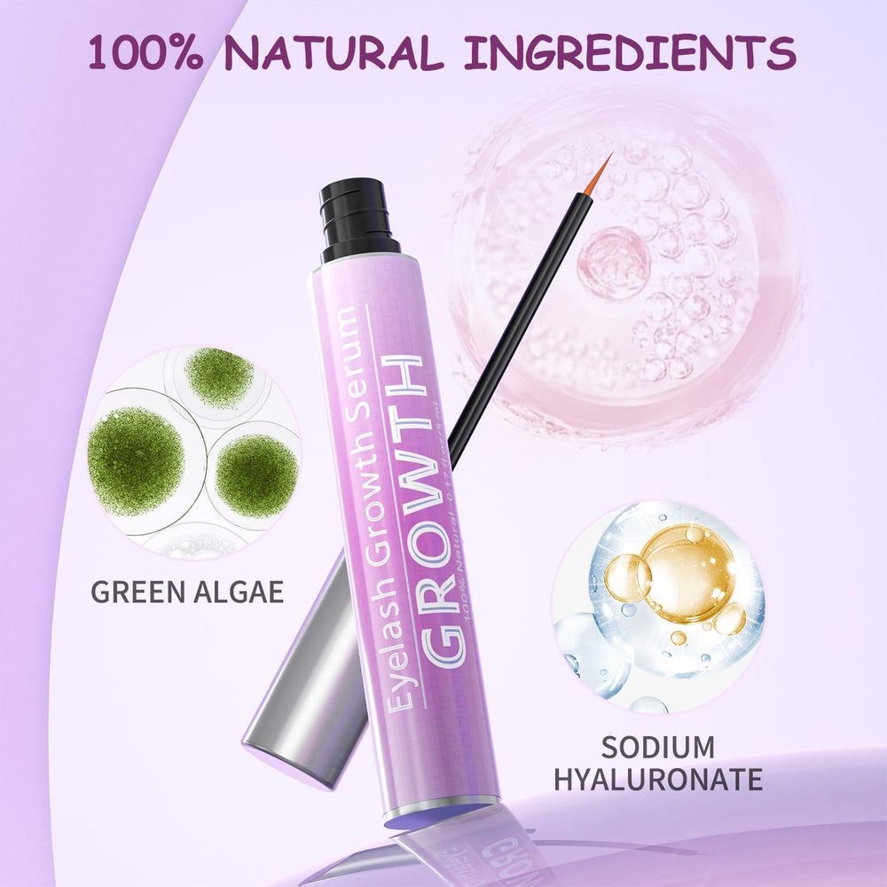 Tinclen eyelash serum brush tip ready for precise lash-line application.