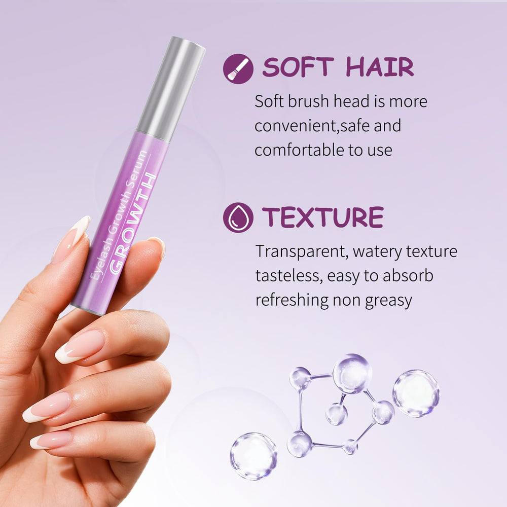 Tinclen eyelash serum packaging box shown as a gift-ready option for routines.