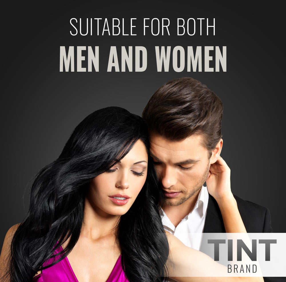 Tint root touch up powder application brush enables precise, mess-free coverage.