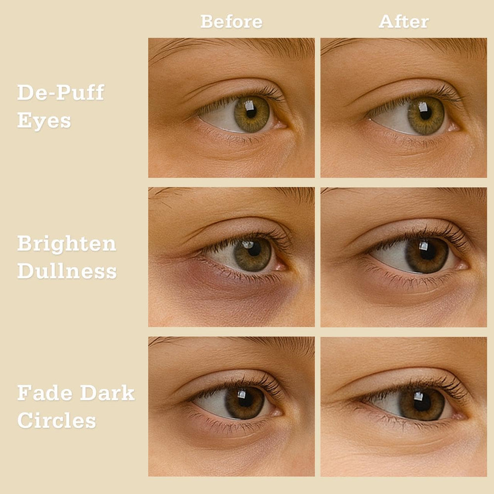 Tintark oat hydrogel eye patches in-hand emphasizes compact travel-friendly design