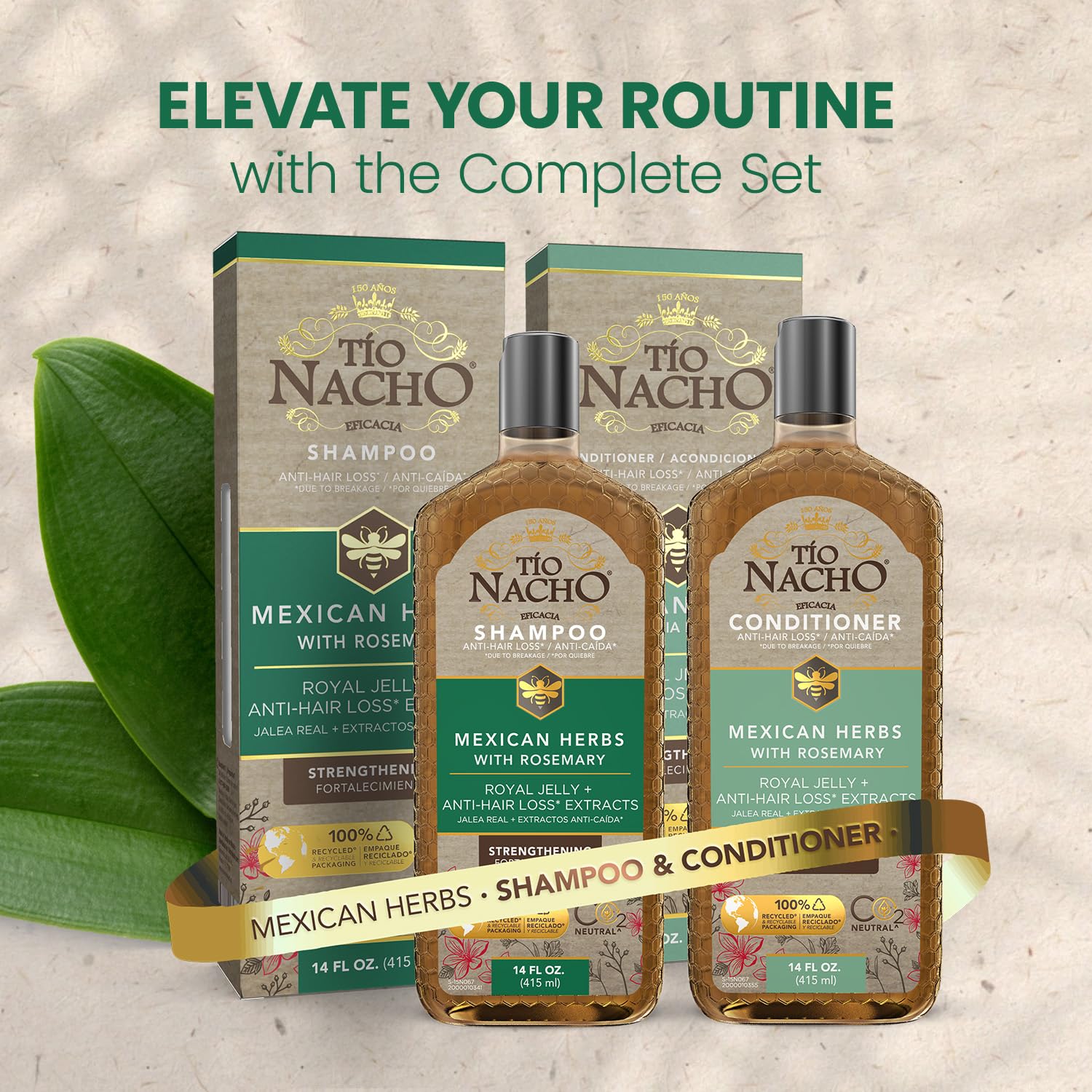 Tio Nacho honey scent close-up evokes soothing aroma during wash.