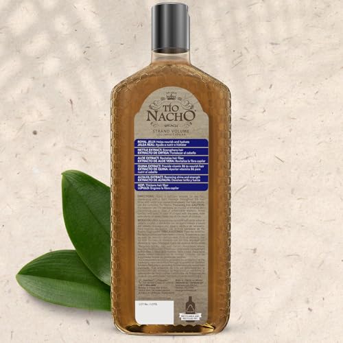 Tio Nacho product on model shows potential for fuller-looking hair.