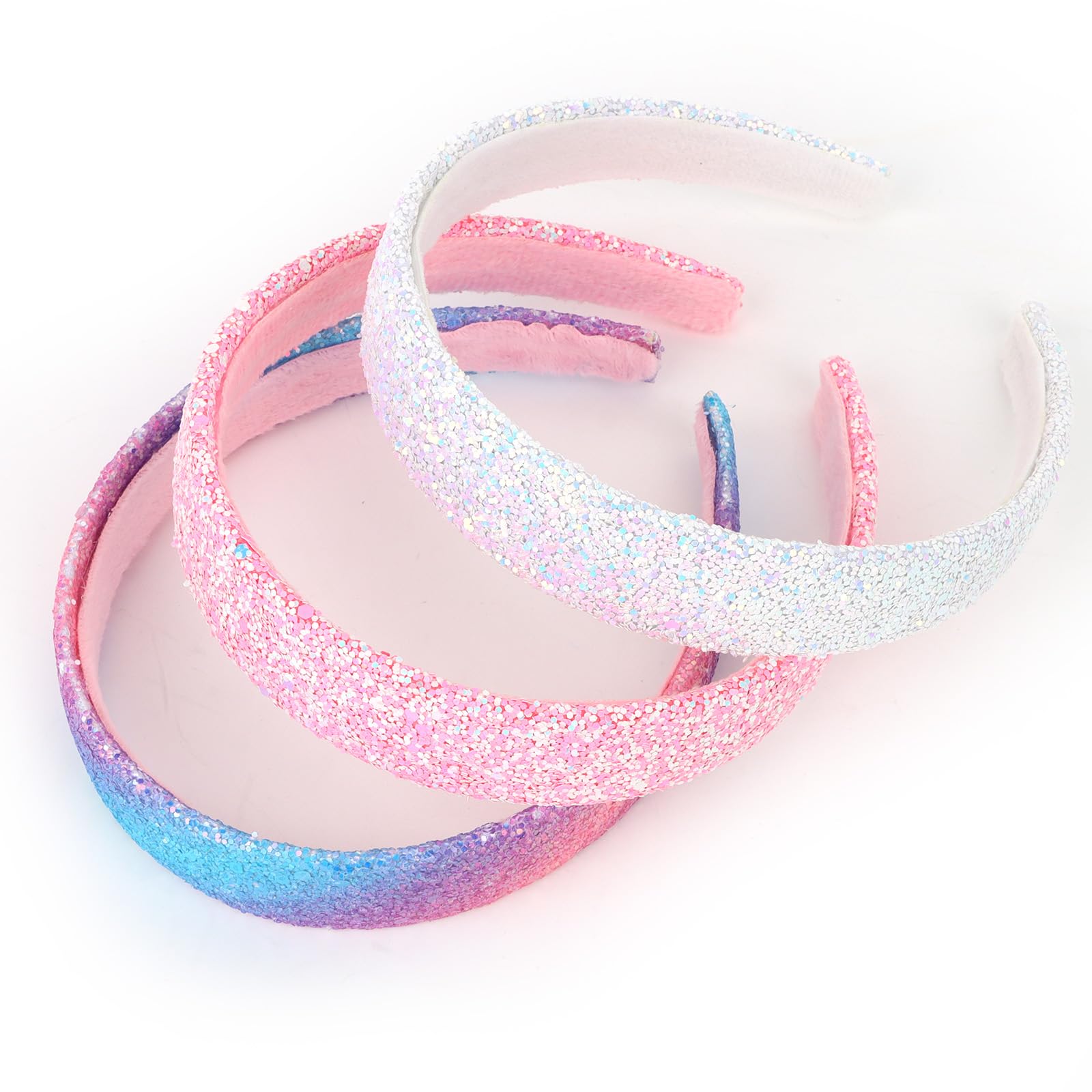 TIOSRU lightweight glitter headbands ideal for photoshoots and parties