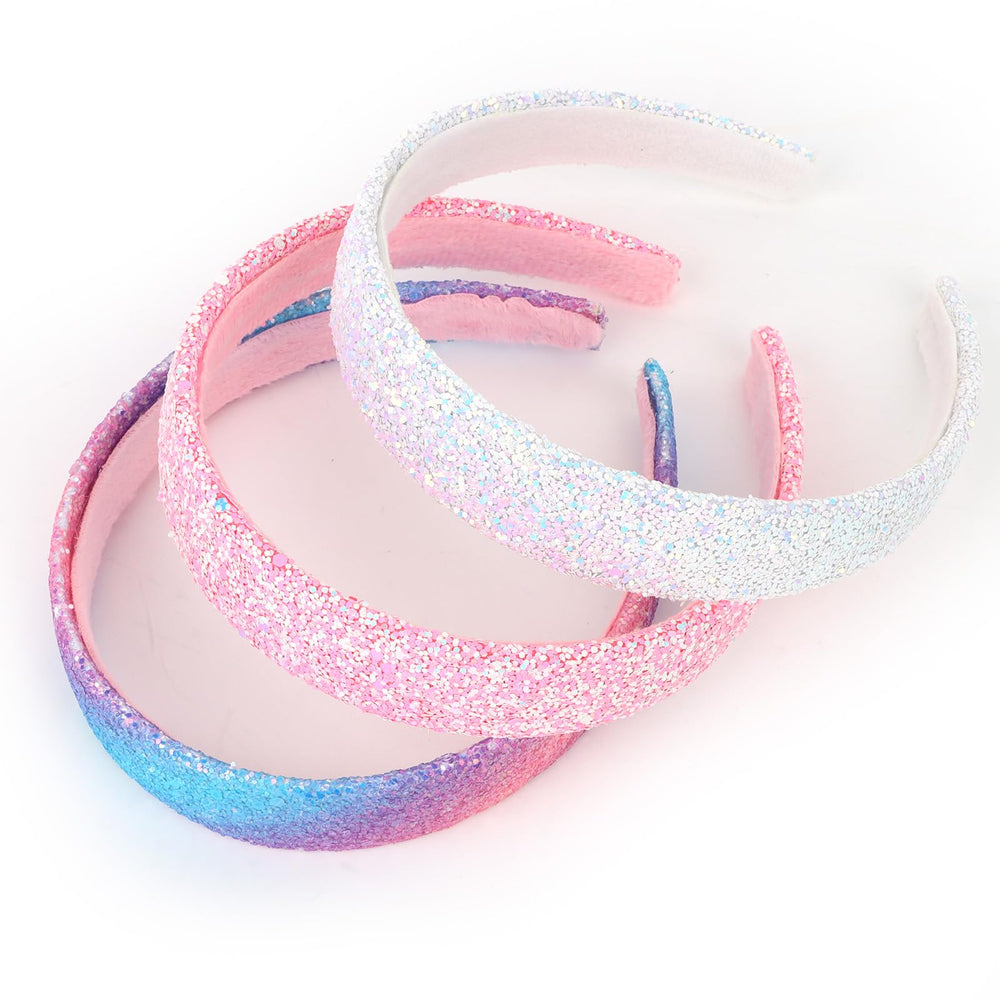 TIOSRU lightweight glitter headbands ideal for photoshoots and parties