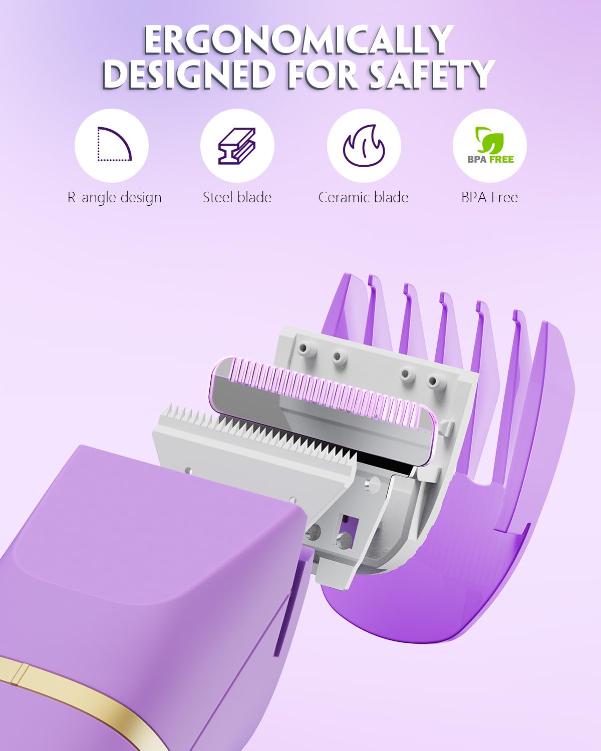 Tiovara Bikini Trimmer IPX7 waterproof for use in shower or bath