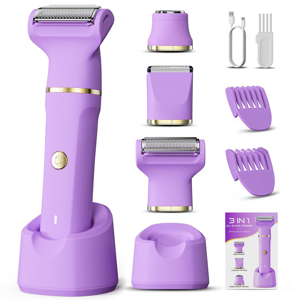 Tiovara Bikini Trimmer close-up soft ceramic blades for smooth skin