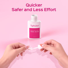 TIPHULAN fast-drying nail glue provides quick bonding for nails.