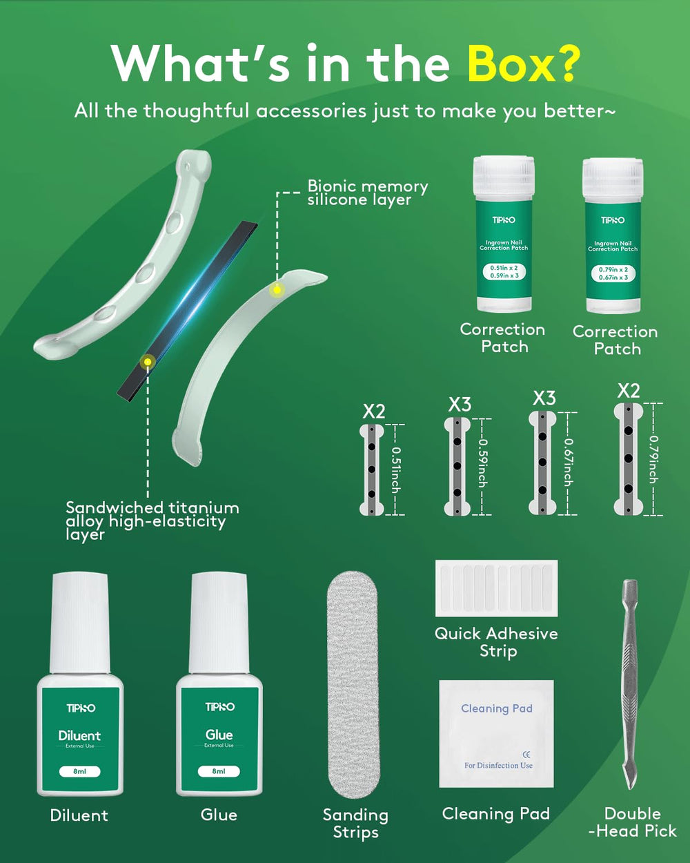TIPISO 60-day satisfaction guarantee label on packaging