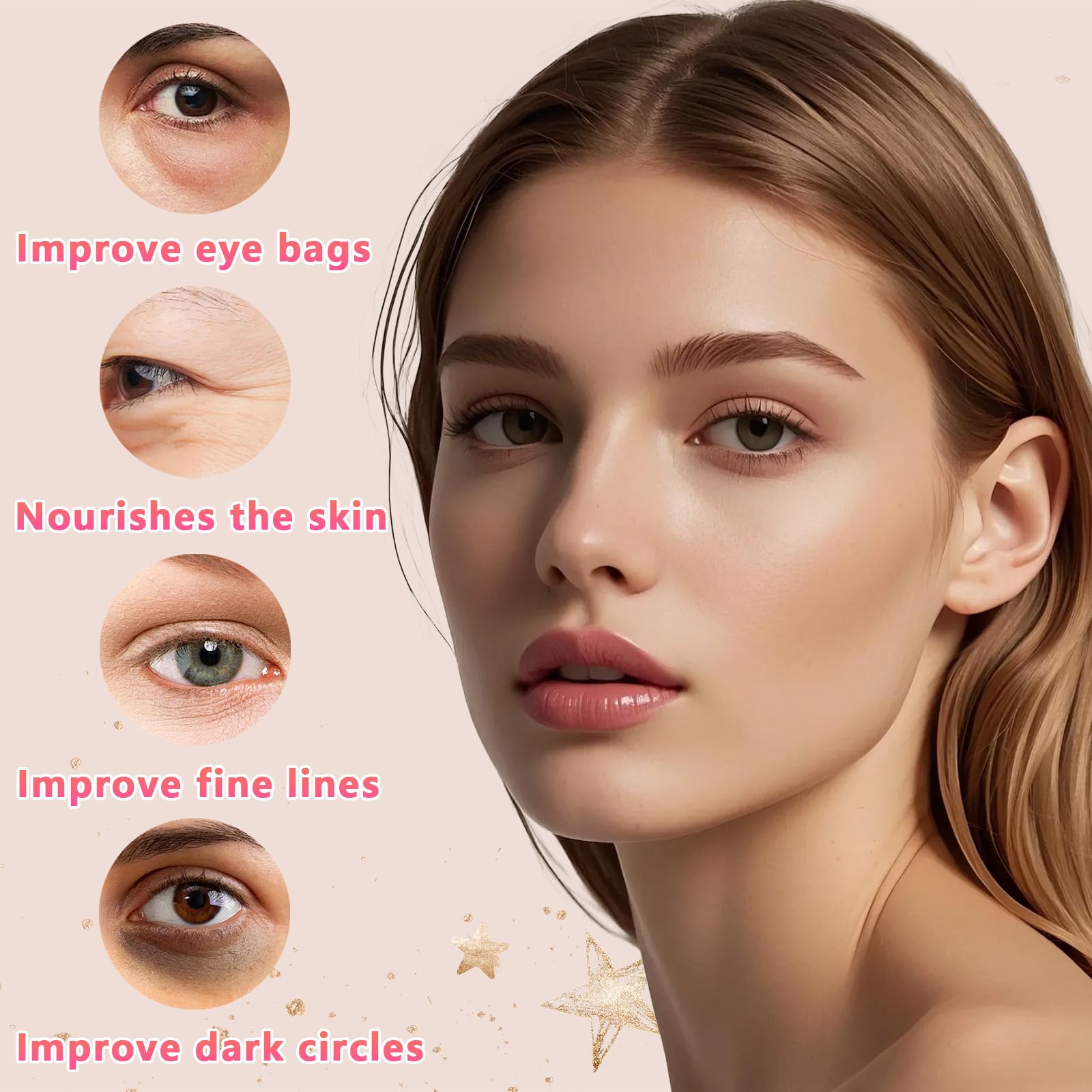 TIRDET eye mask application demonstrates a 15–20 minute pampering ritual.