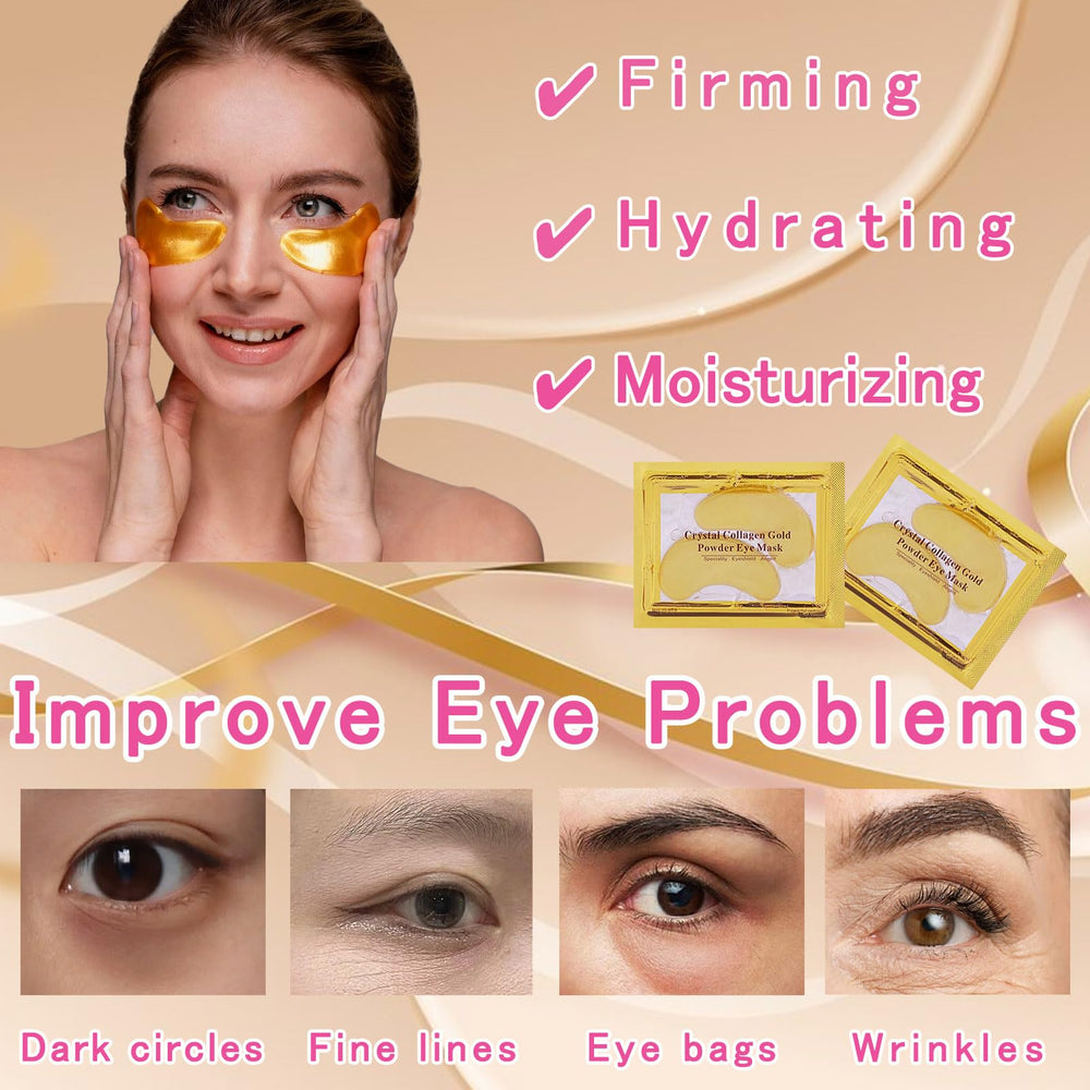 TIRDET eye mask application demonstrates soothing cooling gel and potential puffiness reduction.