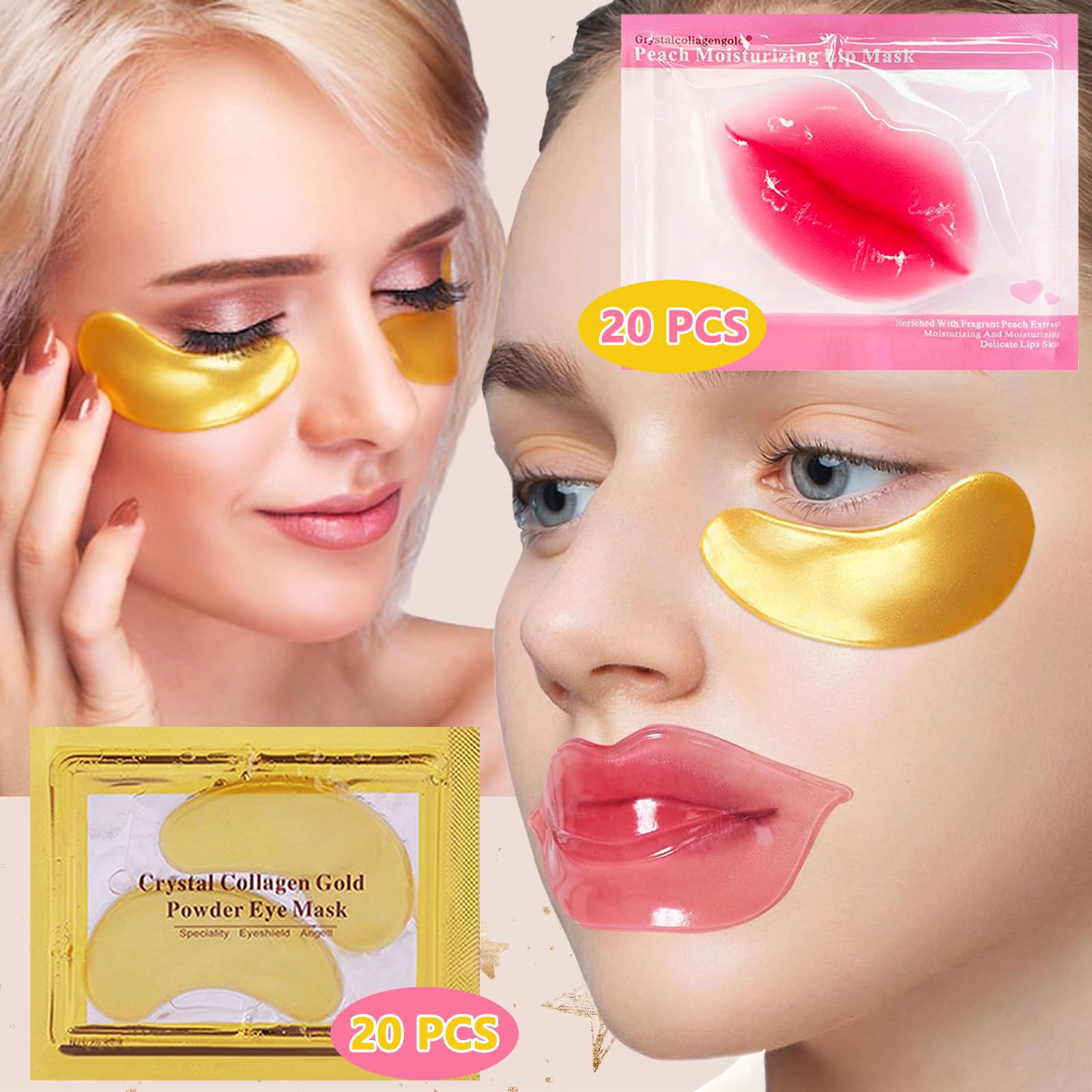 TIRDET lip mask close-up shows plump, refreshed lips after use.