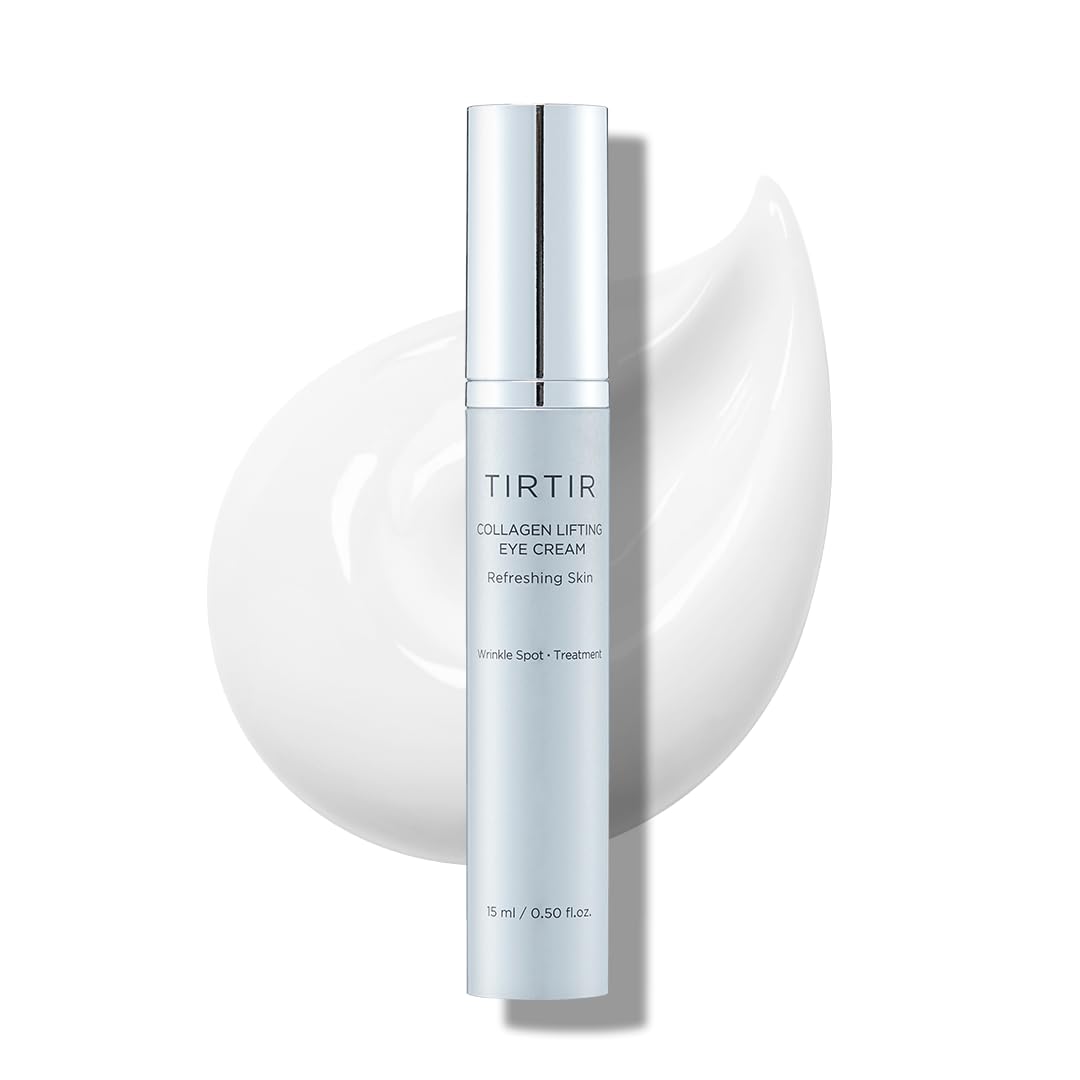 TIRTIR Collagen Lifting Eye Cream roller tip enables easy, mess-free daily use