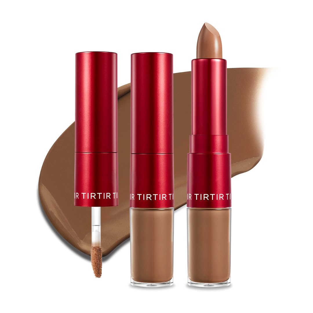 TIRTIR Glide&Hide concealer packaging with dual formula for targeted application.