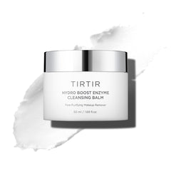 TIRTIR Hydro Boost cleansing balm jar shows creamy texture for makeup removal