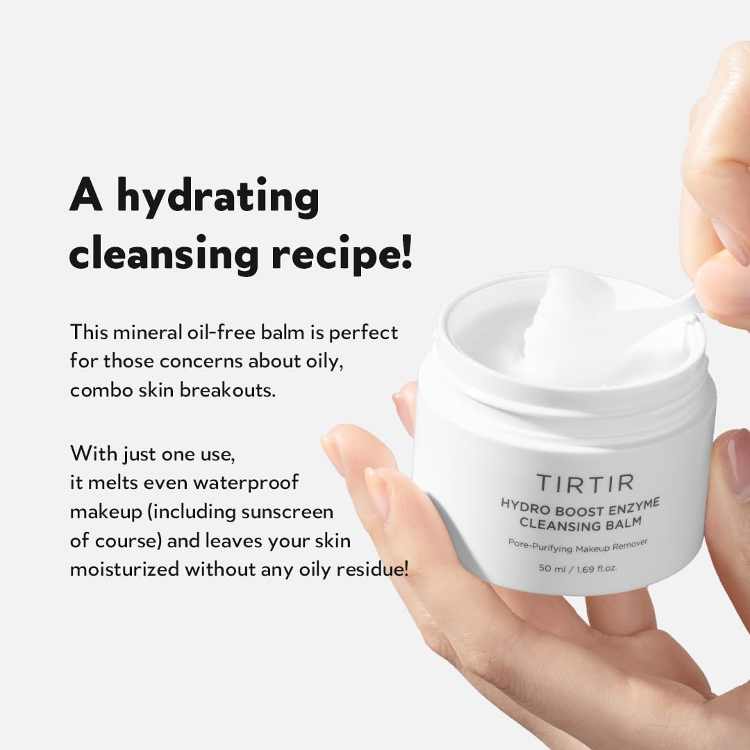 TIRTIR Hydro Boost with Goami extracts indicating bright, hydrated skin benefits