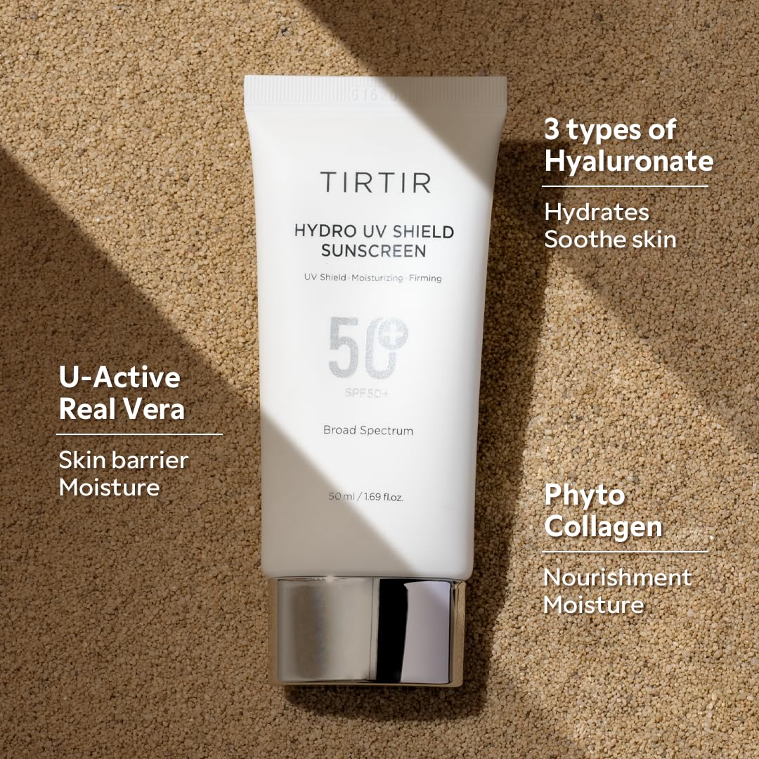 Hydration focus with hyaluronic acid in TIRTIR sunscreen formula