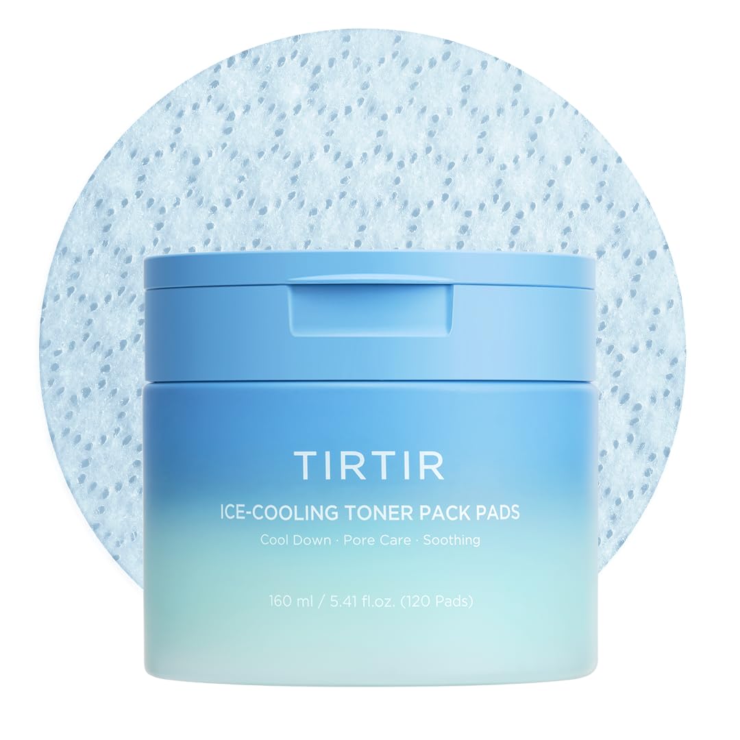 TIRTIR Ice-Cooling Icing Toner Pads pack highlighting compact, travel-friendly skincare ritual.